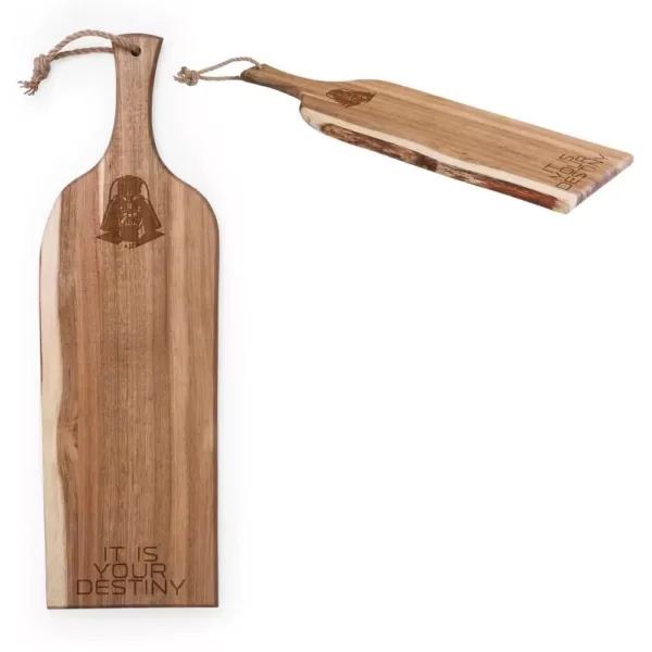 TOSCANA 24 in. Darth Vader Artisan Acacia Serving Plank