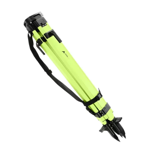 AdirPro High Visibility Green Heavy-Duty Aluminum Survey Construction Tripod with Quick Clamp