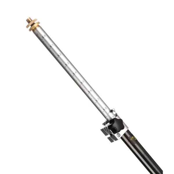 AdirPro 8.5 ft. Dual Graduations Carbon Fiber Prism Pole with Adjustable Tip