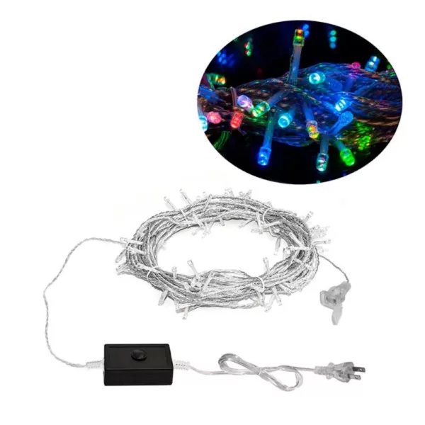 ALEKO 34 ft. 100-Light LED Multi-Color Electric Powered String Lights