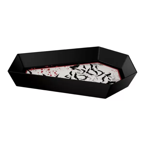 Amscan 12.8 in. Halloween Dark Manor Coffin Bowl (3-Pack)