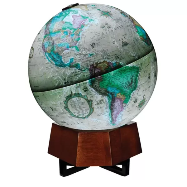 Replogle Frank Lloyd Wright Beth Sholom Illuminated 12 in. Desk Globe