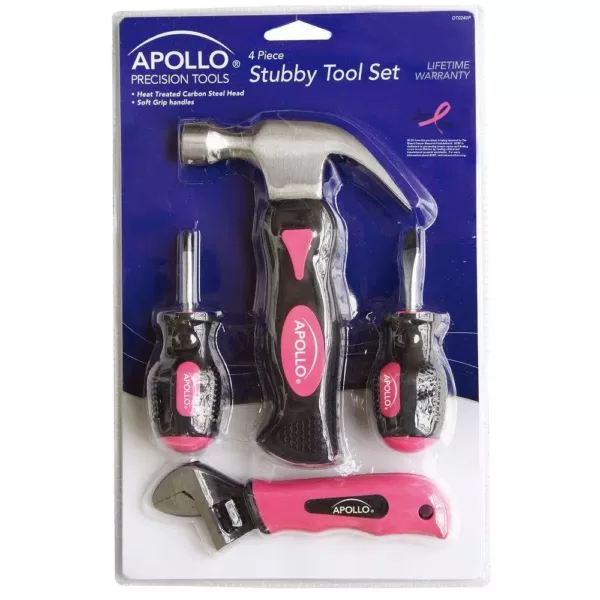 Apollo Stubby Set in Pink (4-Piece)