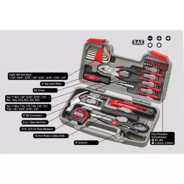 Apollo General Tool Set (39-Piece)