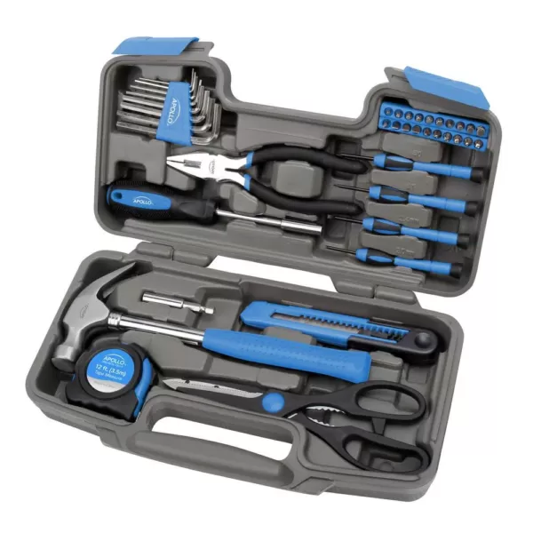 Apollo Home Tool Set in Blue (39-Pieces)