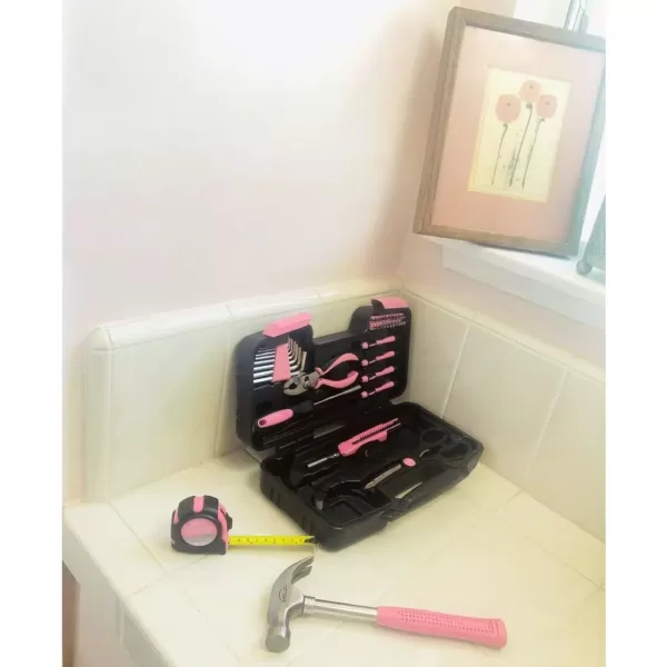 Apollo General Tool Set in Pink (39-Piece)