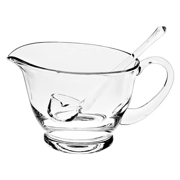 Badash Crystal Crystal Gravy Boat with Ladle