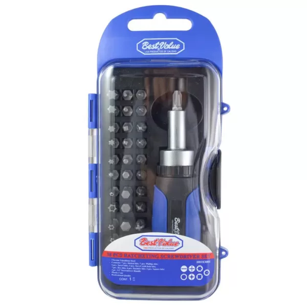 Best Value Screwdriver and Bit Tool Set (38-Piece)