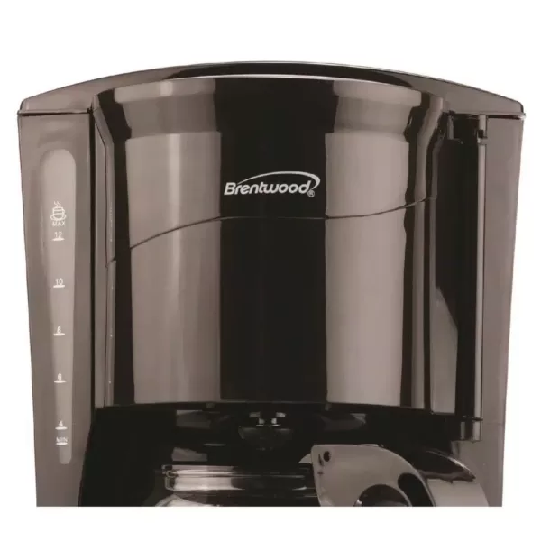 Brentwood 12-Cup Coffee Maker in Black