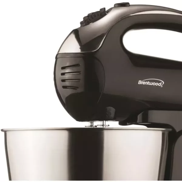 Brentwood 3 Qt. 5-Speed Stand Mixer with Steel Bowl