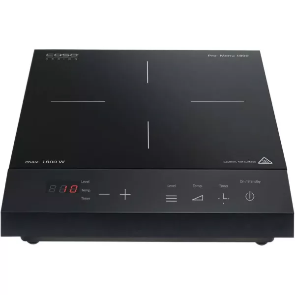 CASO Single Induction Burner 11 in. Black Hot Plate