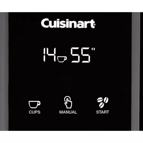 Cuisinart Touchscreen 8 oz. Black Burr Coffee Grinder