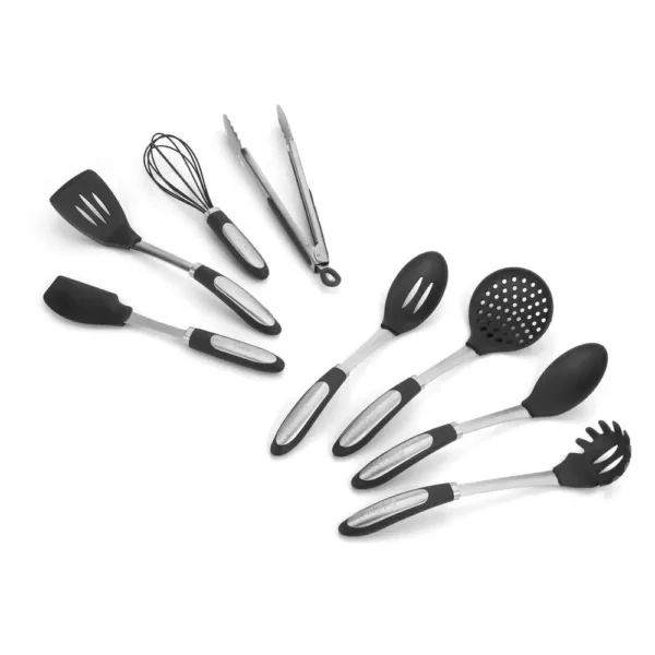 Cuisinart Elements Silicone Black Utensils Set of 8