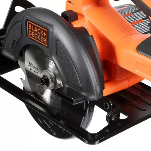 BLACK+DECKER 20-Volt MAX Lithium-Ion Cordless 5-1/2 in. Circular Saw (Tool-Only)