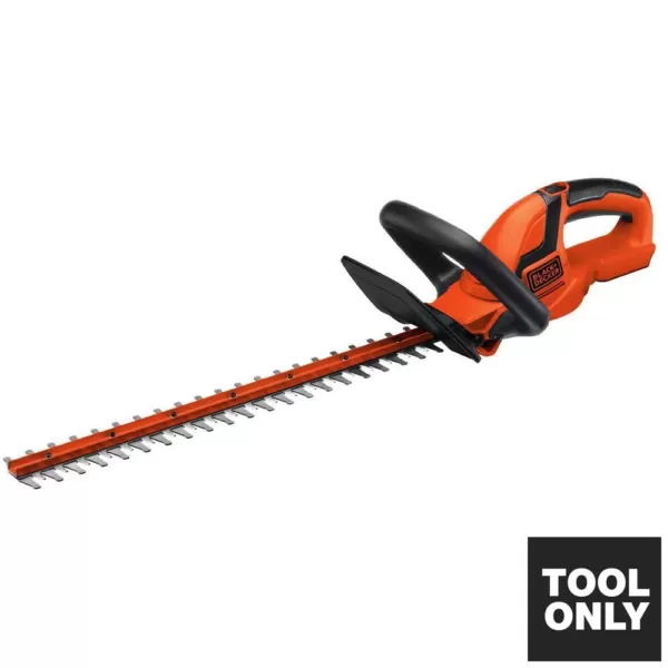 BLACK+DECKER 22 in. 20V MAX Lithium-Ion Cordless Hedge Trimmer (Tool Only)