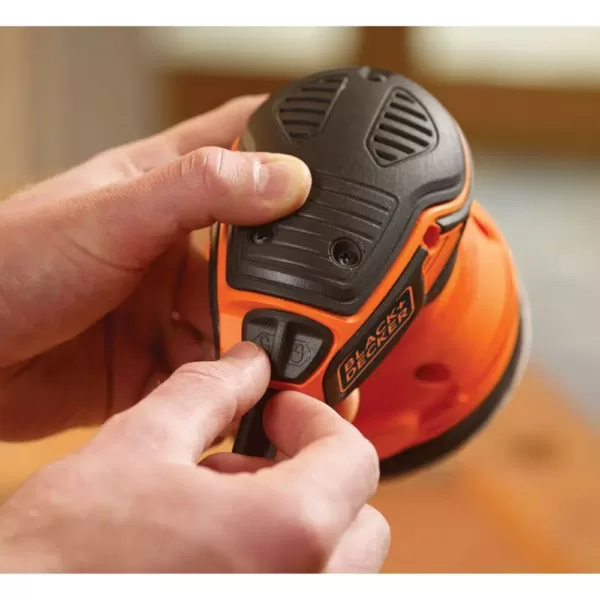 BLACK+DECKER 2.4 Amp Corded 5 in. Random Orbital Sander