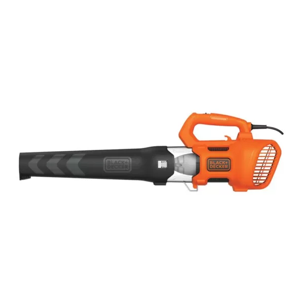 BLACK+DECKER 140 MPH 450 CFM 9 Amp Corded Electric Axial Leaf Blower