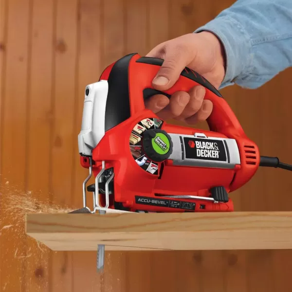 BLACK+DECKER LineFinder Orbital Jig Saw with SmartSelect Technology