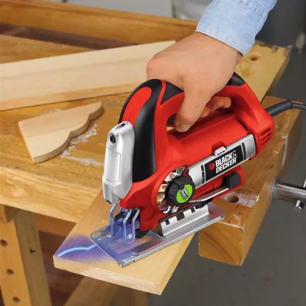 BLACK+DECKER LineFinder Orbital Jig Saw with SmartSelect Technology