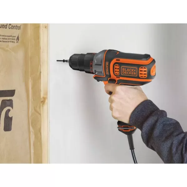 BLACK+DECKER Matrix 4 Amp 3/8 in. Corded Drill and Driver