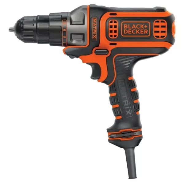 BLACK+DECKER Matrix 4 Amp 3/8 in. Corded Drill and Driver