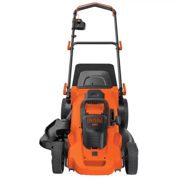 BLACK+DECKER 20 in. 40V MAX Lithium-Ion Cordless Walk Behind Push Lawn Mower with (2) 2.5Ah Batteries & (1) 2.0Ah Battery & Charger