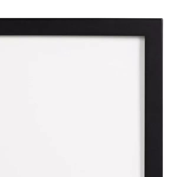 DesignOvation Gallery 13 in. x 16 in. matted to 8 in. x 10 in. Black Picture Frame