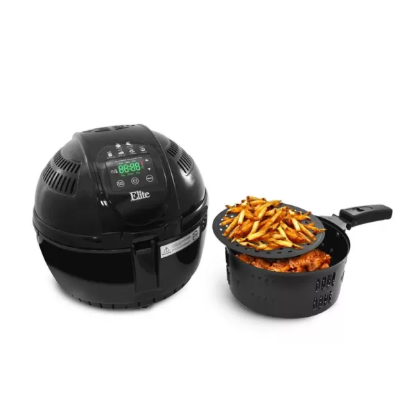 Elite 3.5 Qt. Digital Air Fryer in Black