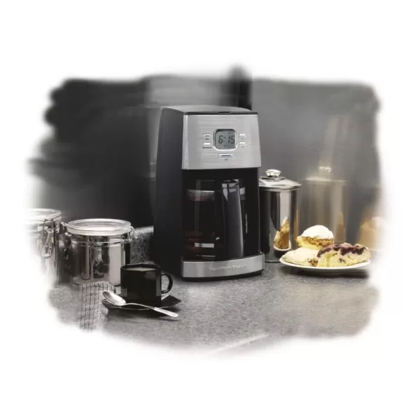 Hamilton Beach 12-Cup Black Programmable Coffee Maker