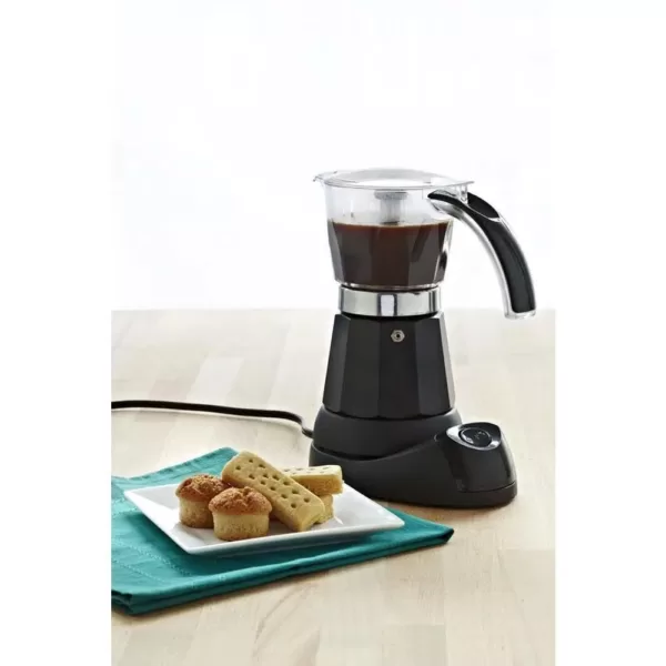 IMUSA 3-Cup/6-Cup Electric Coffee Maker in Black