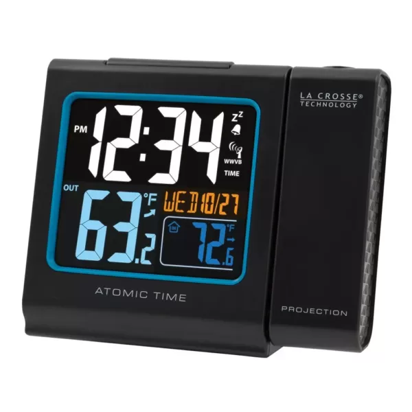 La Crosse Technology 5 in. Color Projection Alarm Clock