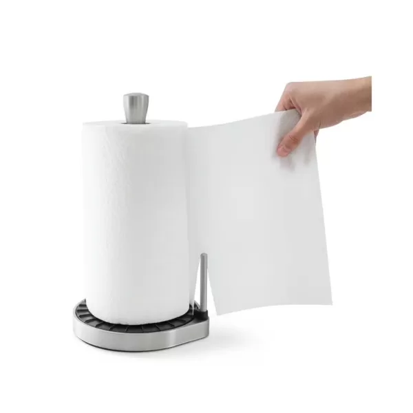 Umbra Spin Click N' Tear Paper Towel Holder Black-Nickel