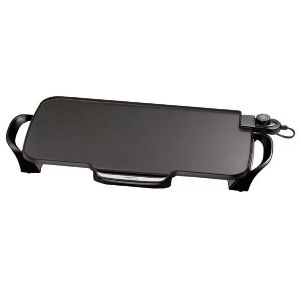 Presto 231 sq. in. Black Non-Stick Electric Griddle