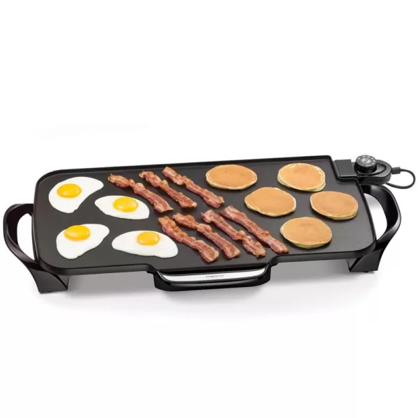 Presto 231 sq. in. Black Non-Stick Electric Griddle