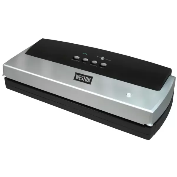 Weston Harvest Guard Black and Silver Food Vacuum Sealer