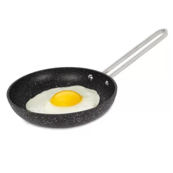 Starfrit The Rock 6.5 in. Aluminum Nonstick Frying Pan in Black Speckle