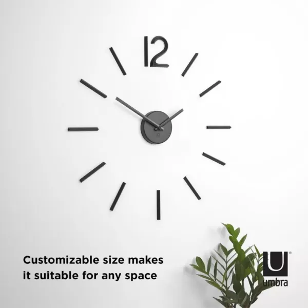 Umbra Blink Clock Black