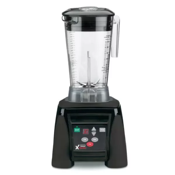 Waring Commercial Xtreme 64 oz. 2-Speed Black Blender with 3.5 HP, Electronic Keypad and 30-Second Timer