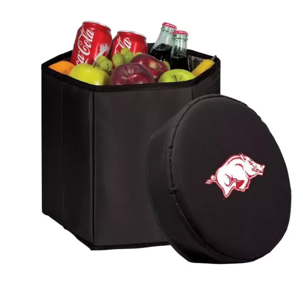 Picnic Time 12 Qt. Arkansas Razorbacks Black Bongo Cooler