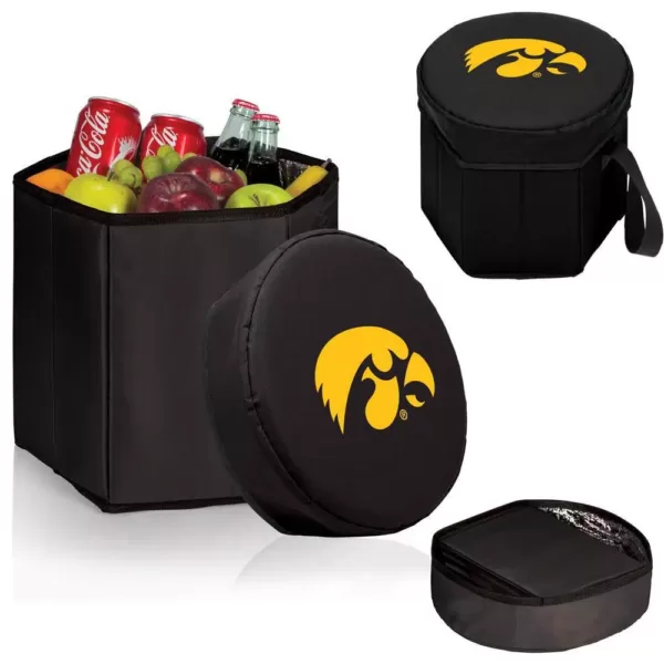 Picnic Time 12 Qt. Lowa Hawkeyes Black Bongo Cooler