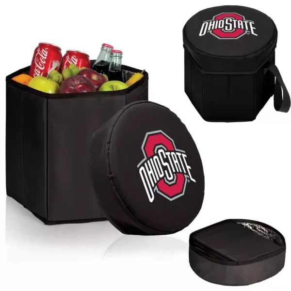 Picnic Time 12 Qt. Ohio State Buckeyes Black Bongo Cooler