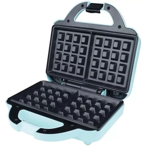 Brentwood Couture Purse Blue Nonstick Dual Waffle Maker