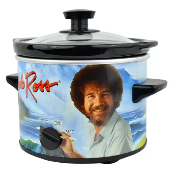 Uncanny Brands Bob Ross 2 Qt. Slow Cooker Blue