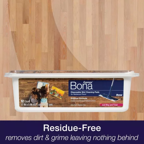 Bona Hardwood Floor Wet Cleaning Pads (12-Pack)