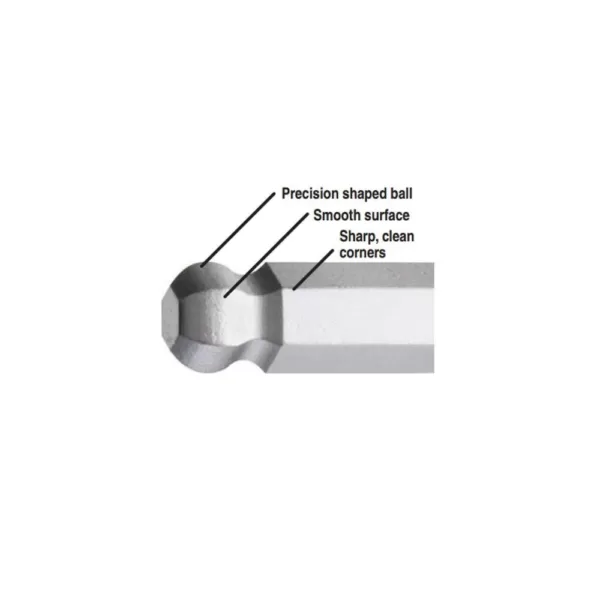 Bondhus BallStar Tip Long Arm L-Wrench Set with ProGuard Finish (8-Piece)