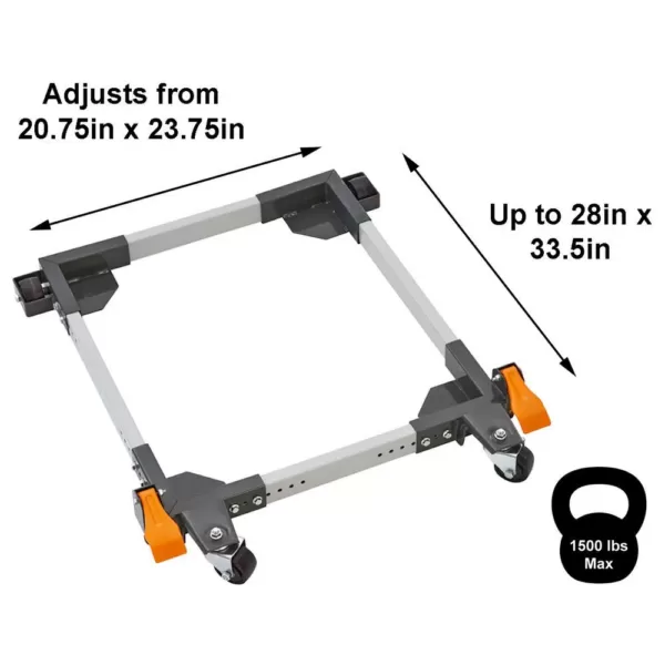 BORA Steel Portamate Super Duty Adjustable Mobile Base