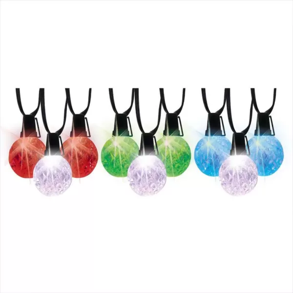 Brite Star Symphony of Lights 10-Light LED G40 Color-Changing Light Show