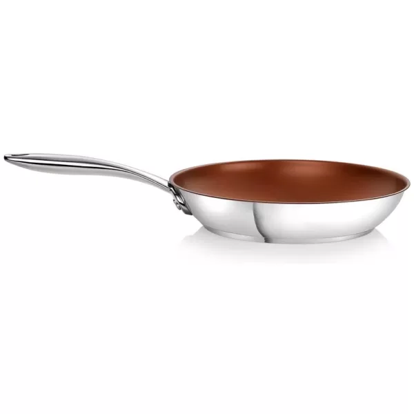 Ozeri Earth Pan ETERNA 8 in. Stainless Steel Nonstick Frying Pan in Bronze