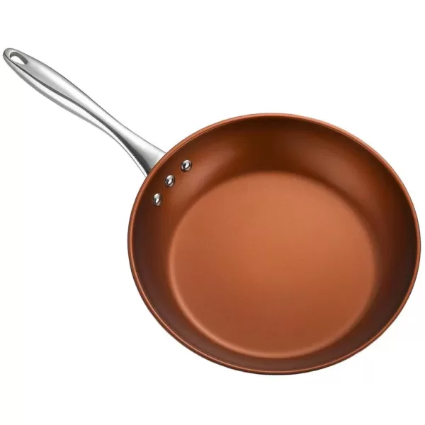 Ozeri Earth Pan ETERNA 12 in. Stainless Steel Nonstick Frying Pan in Bronze