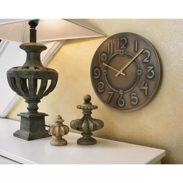 Bulova 12 in. Frank Lloyd Wright Wall Clock